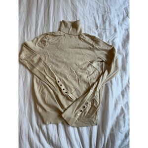 Zara Beige Turtleneck Sweater